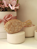 Marmer Wit Mini Bamboo Brush