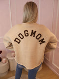 Mocha & Brown Dog Mom Sweater