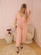 Old Pink Phoebe Jumpsuit