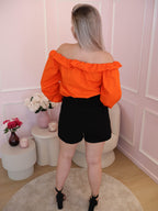 Orange Ines Blouse