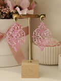 Pink Arabesque Earring