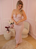 Pink Aubrey Polka Dot Dress