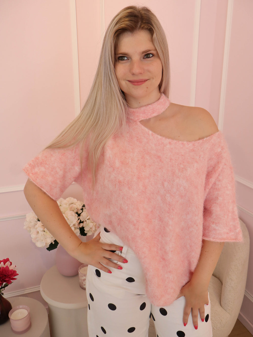 Pink Aurelie Sweater