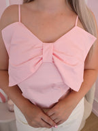 Pink Bow Top
