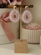 Pink Crystal Earring