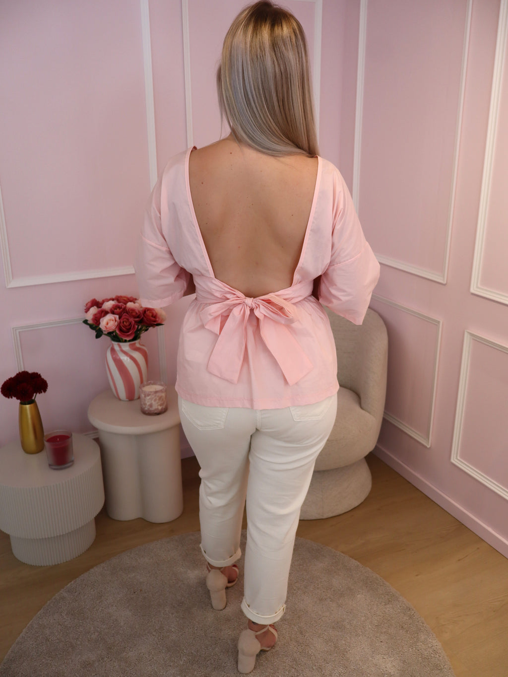 Pink Delphine Blouse