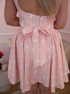 Pink Julia Polka Dot Dress