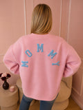 Pink & Blue Mommy Sweater