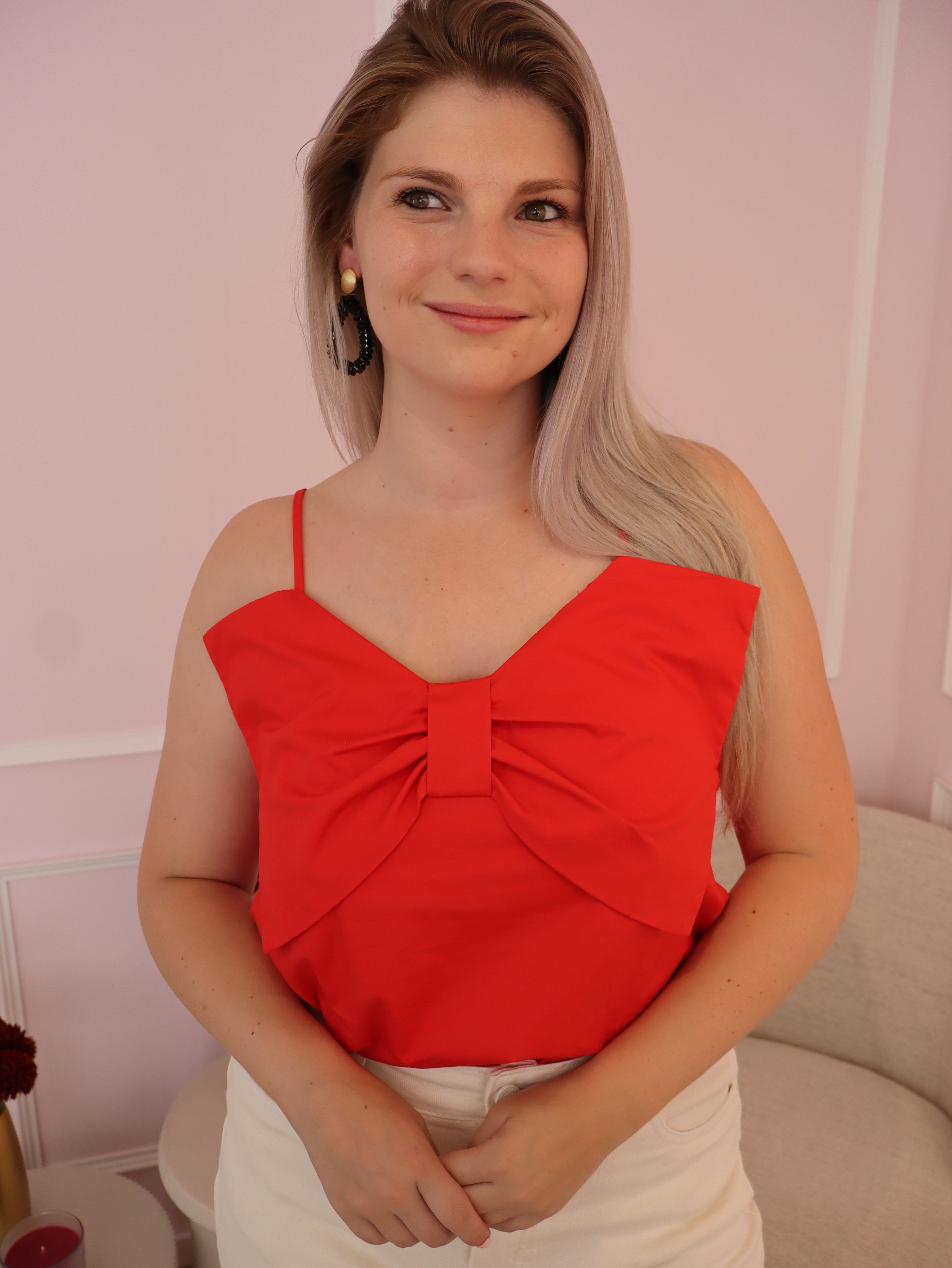 Red Bow Top