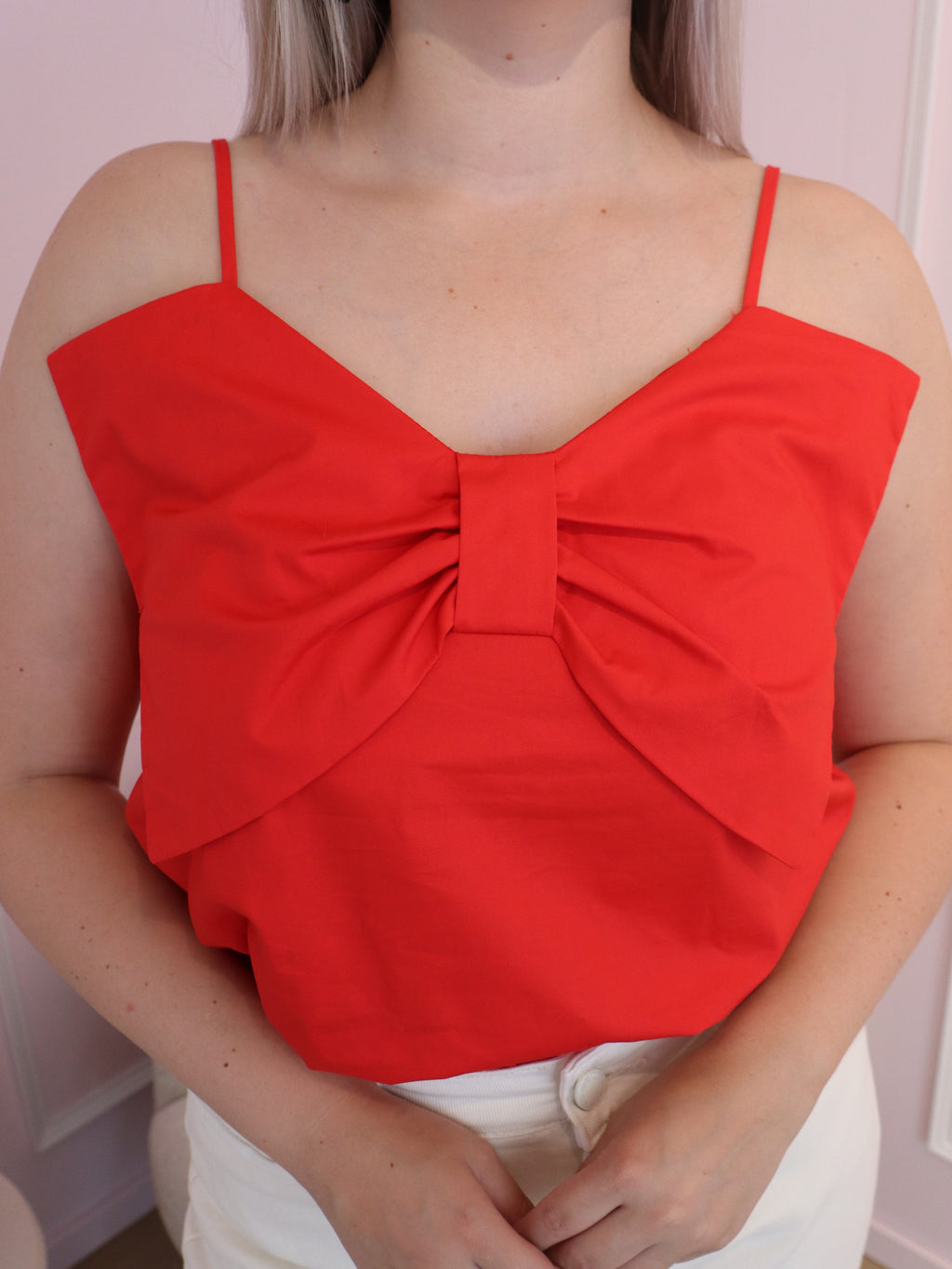 Red Bow Top