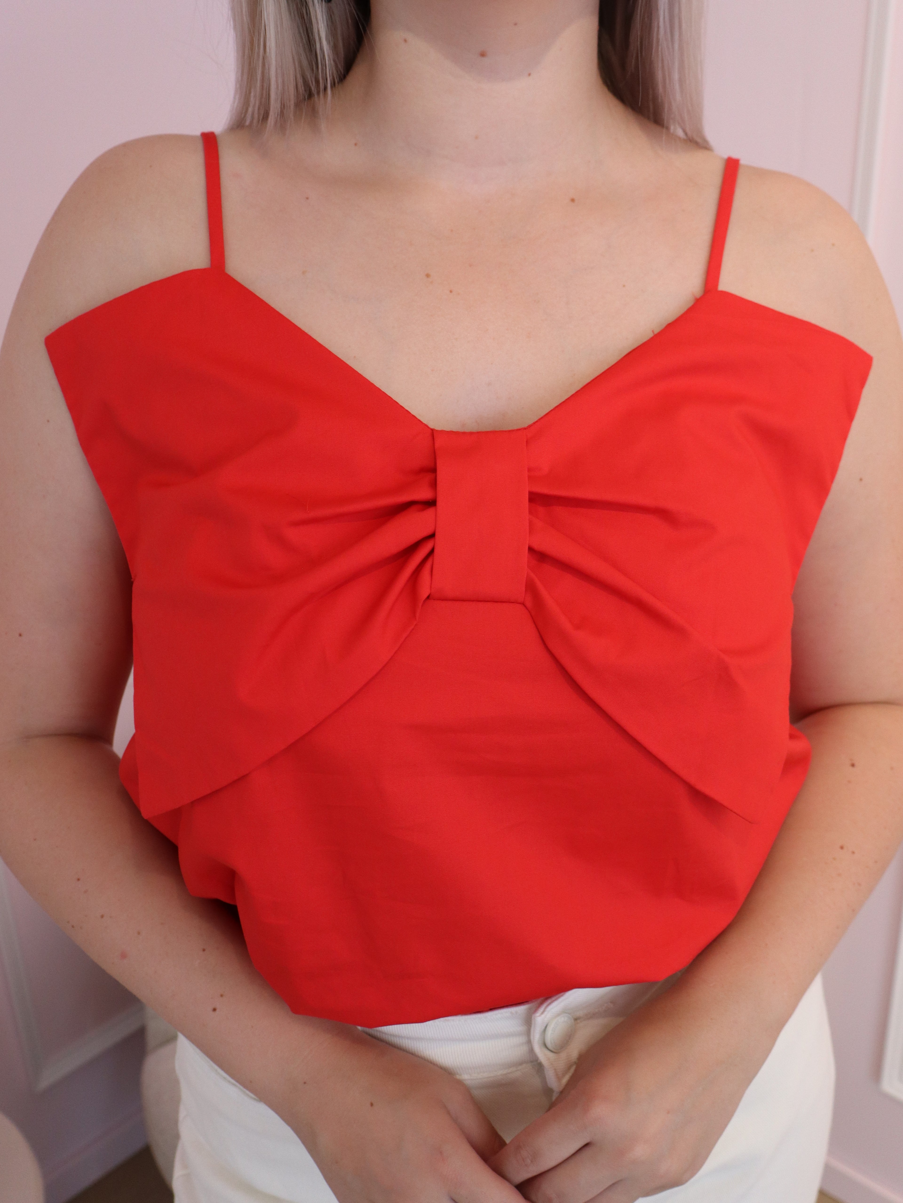 Red Bow Top