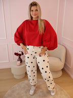 Red Everly Blouse