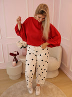 Red Everly Blouse