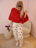 Red Everly Blouse