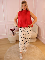 Red Jasmin Blouse