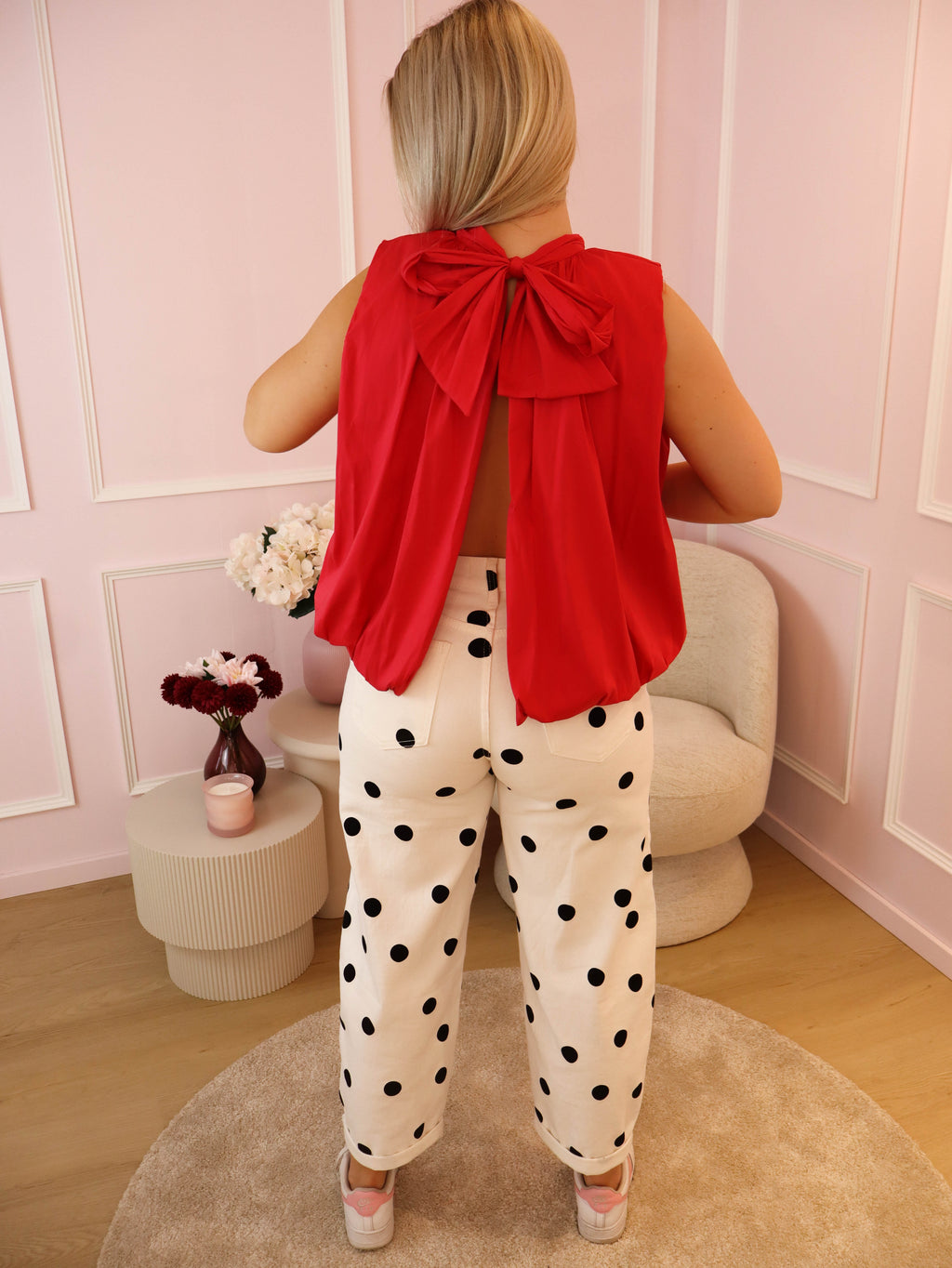 Red Jasmin Blouse