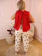 Red Jasmin Blouse