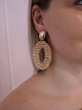 Rose Pearl Earring