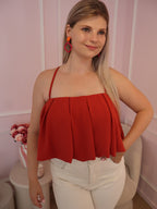 Rust Cropped Top