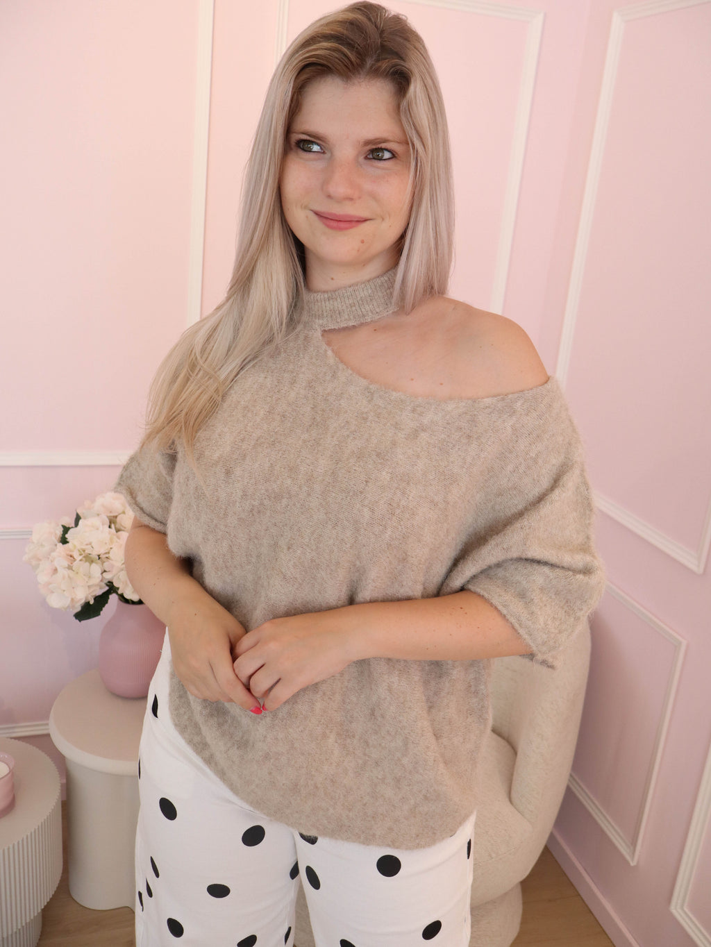 Taupe Aurelie Sweater