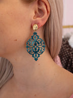 Turquoise Boho Earring