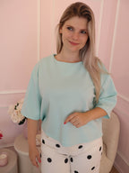 Turquoise Zoë Shirt