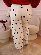White Balloon Polka Dot Jeans