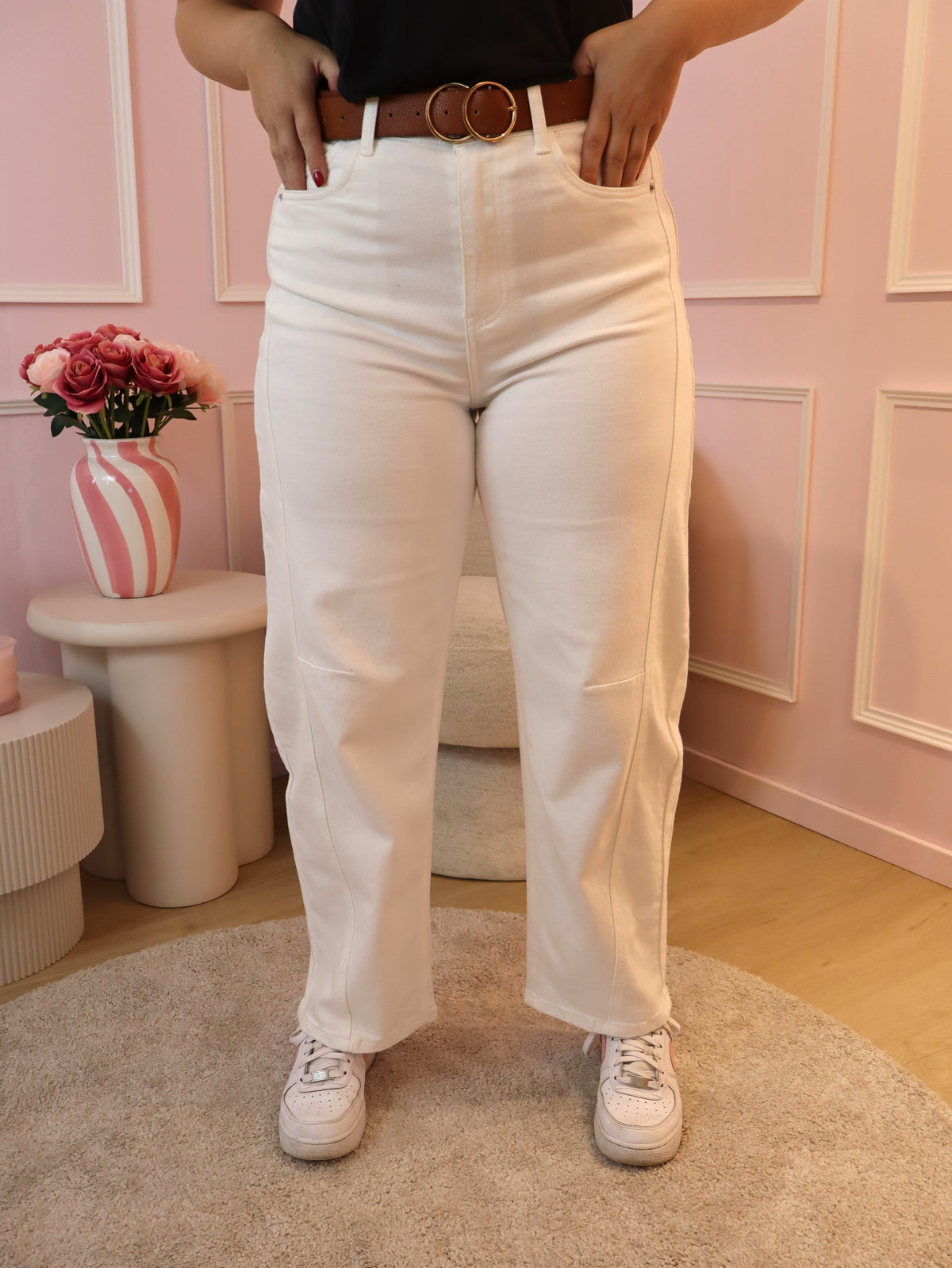 White Jess Trouser