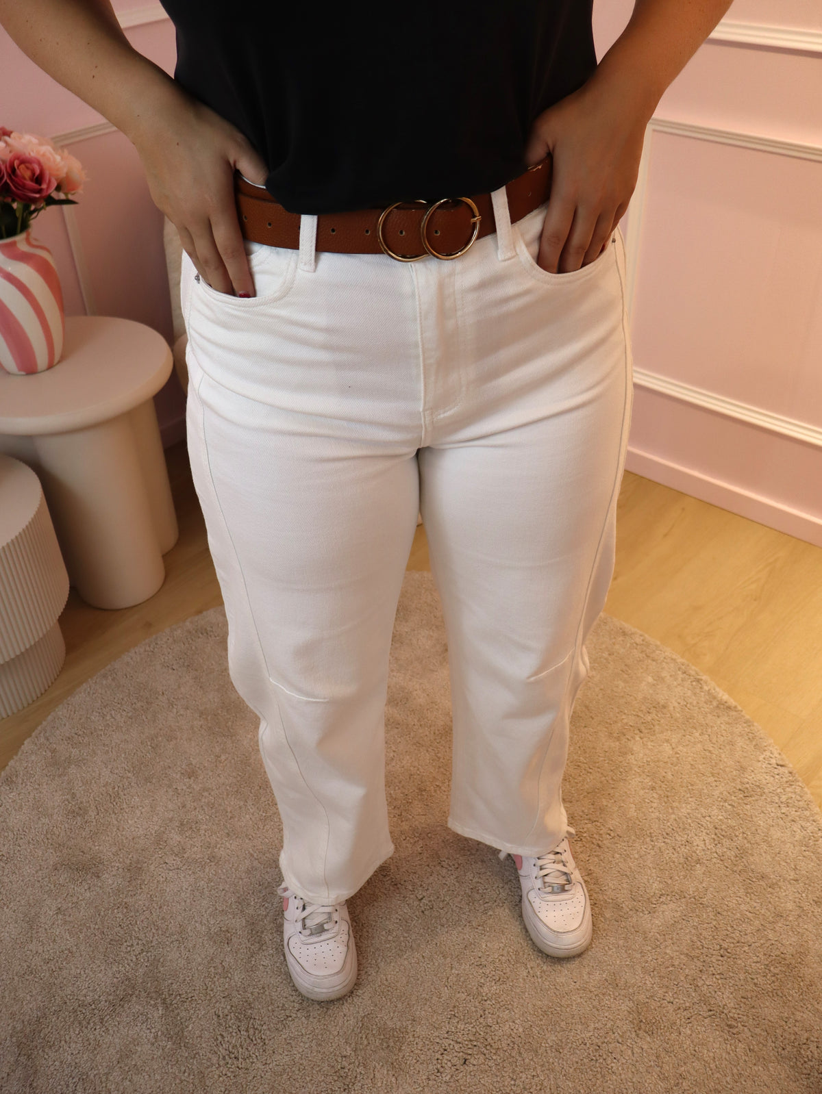 White Jess Trouser