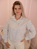 White Pauline Polka Dot Jacket