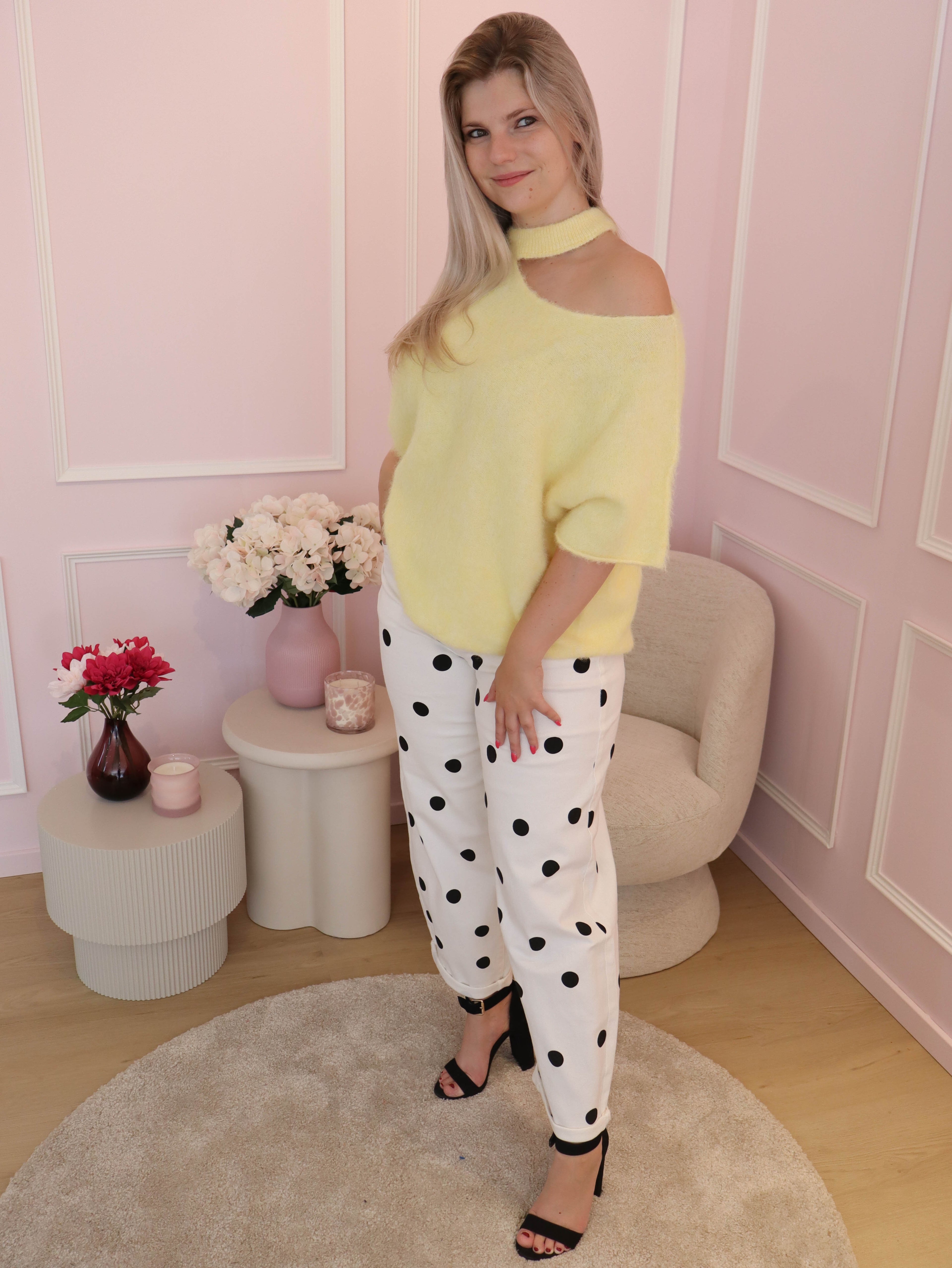 Yellow Aurelie Sweater