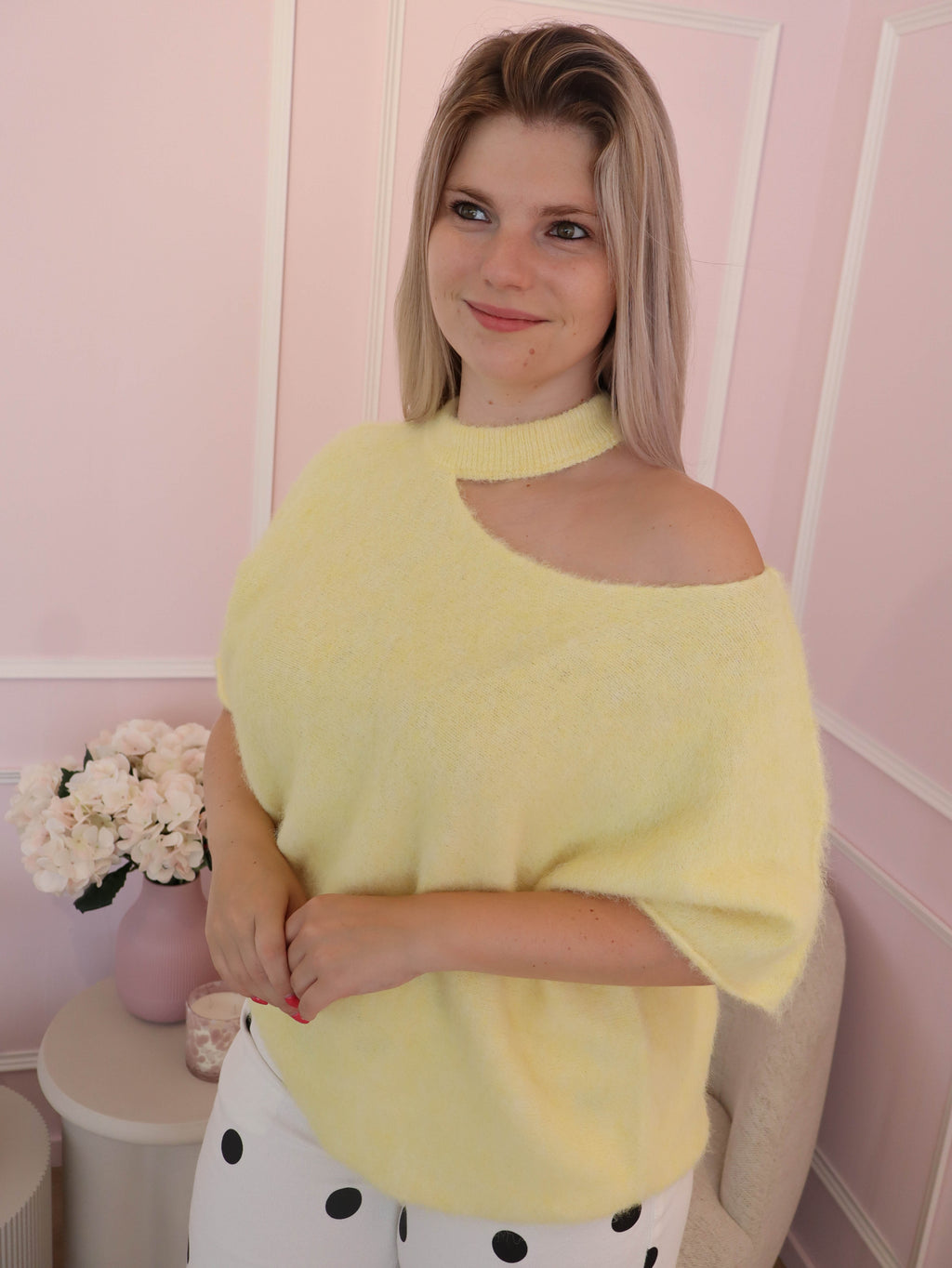 Yellow Aurelie Sweater