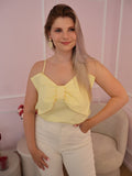 Yellow Bow Top