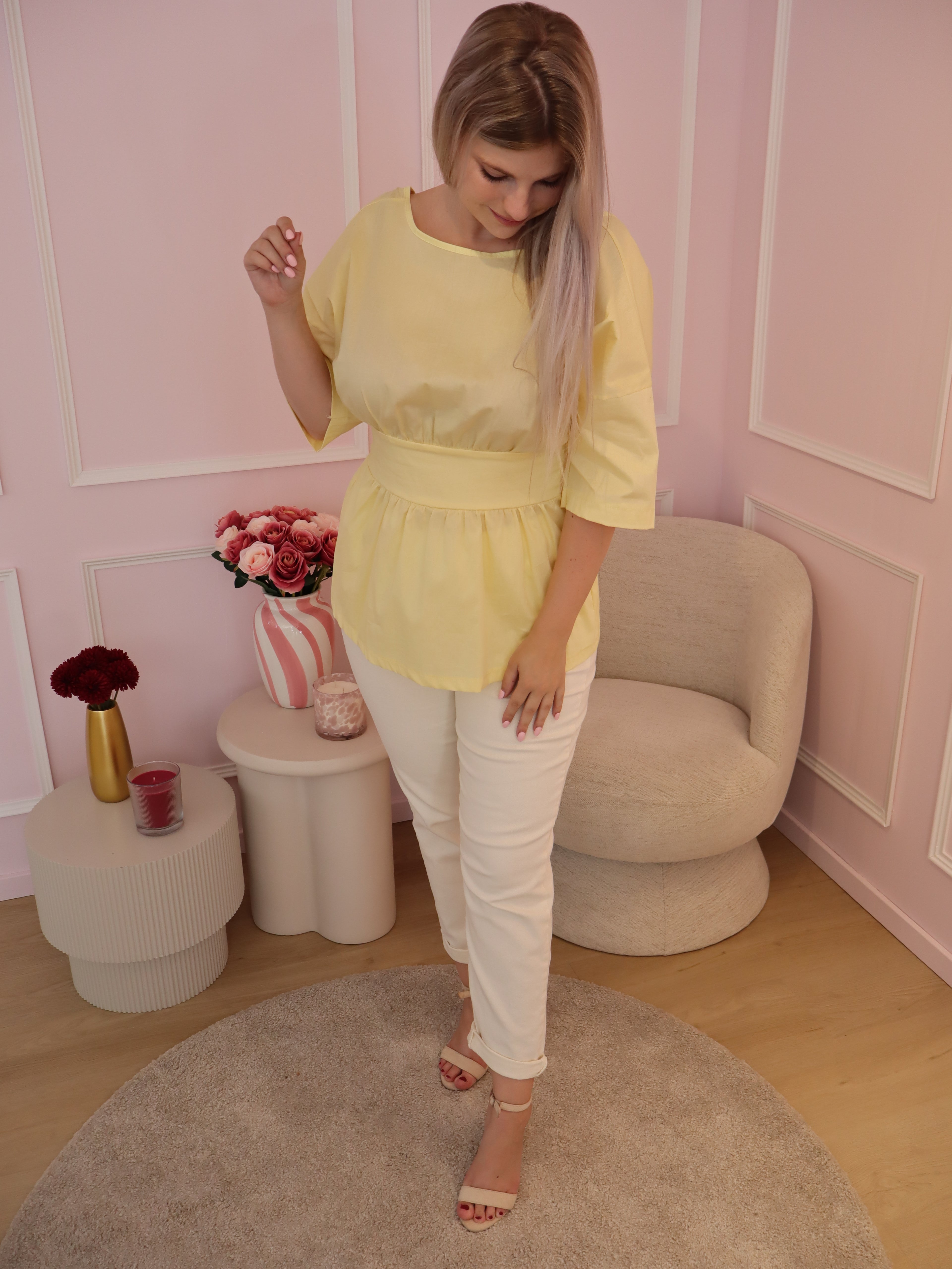 Yellow Delphine Blouse