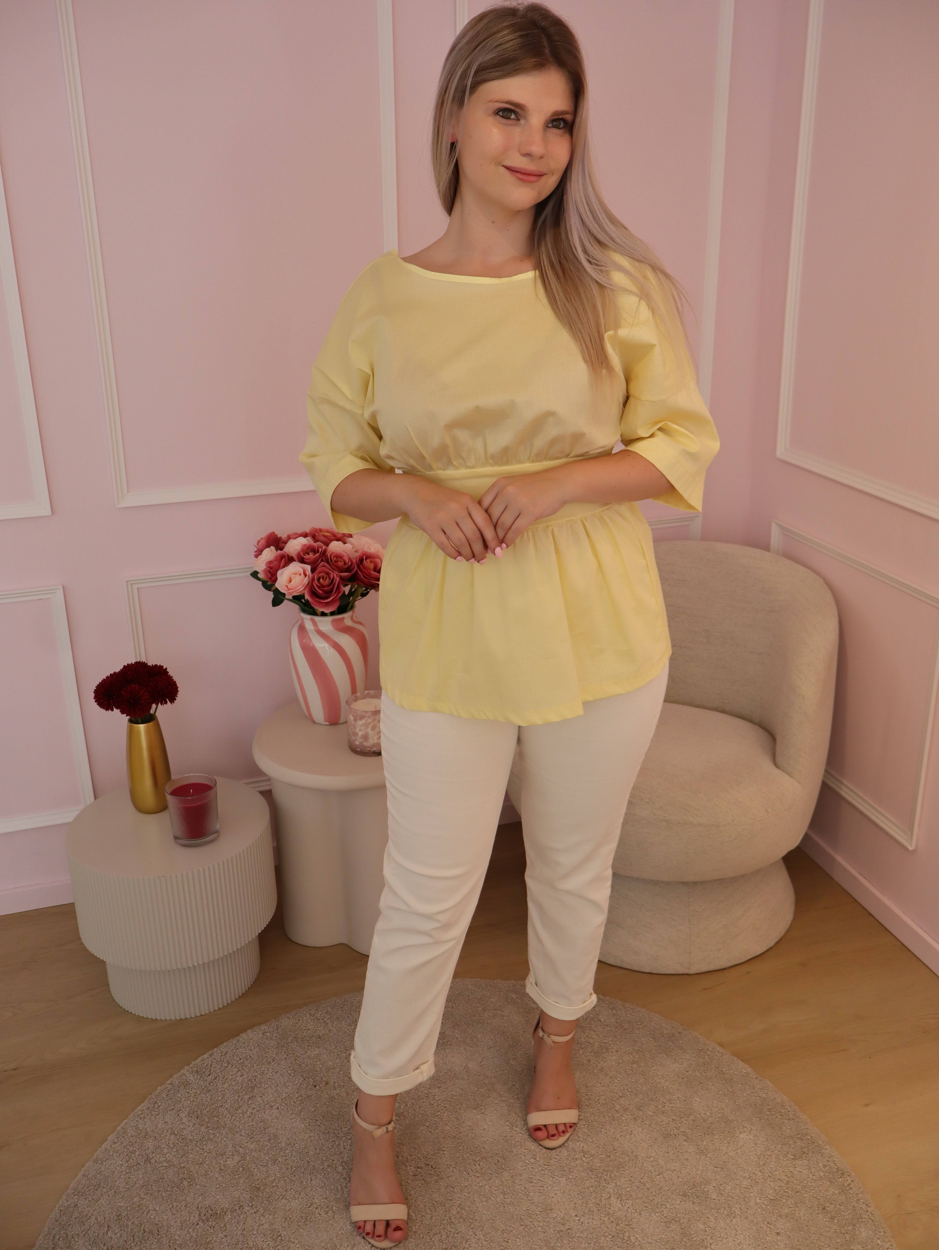 Yellow Delphine Blouse