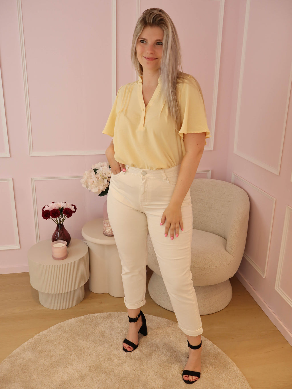 Yellow Scarlett Blouse