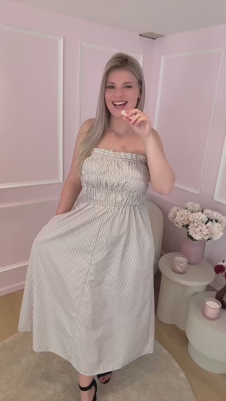 Beige Ariel Dress