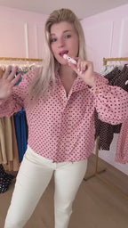 Pink Pauline Polka Dot Jacket