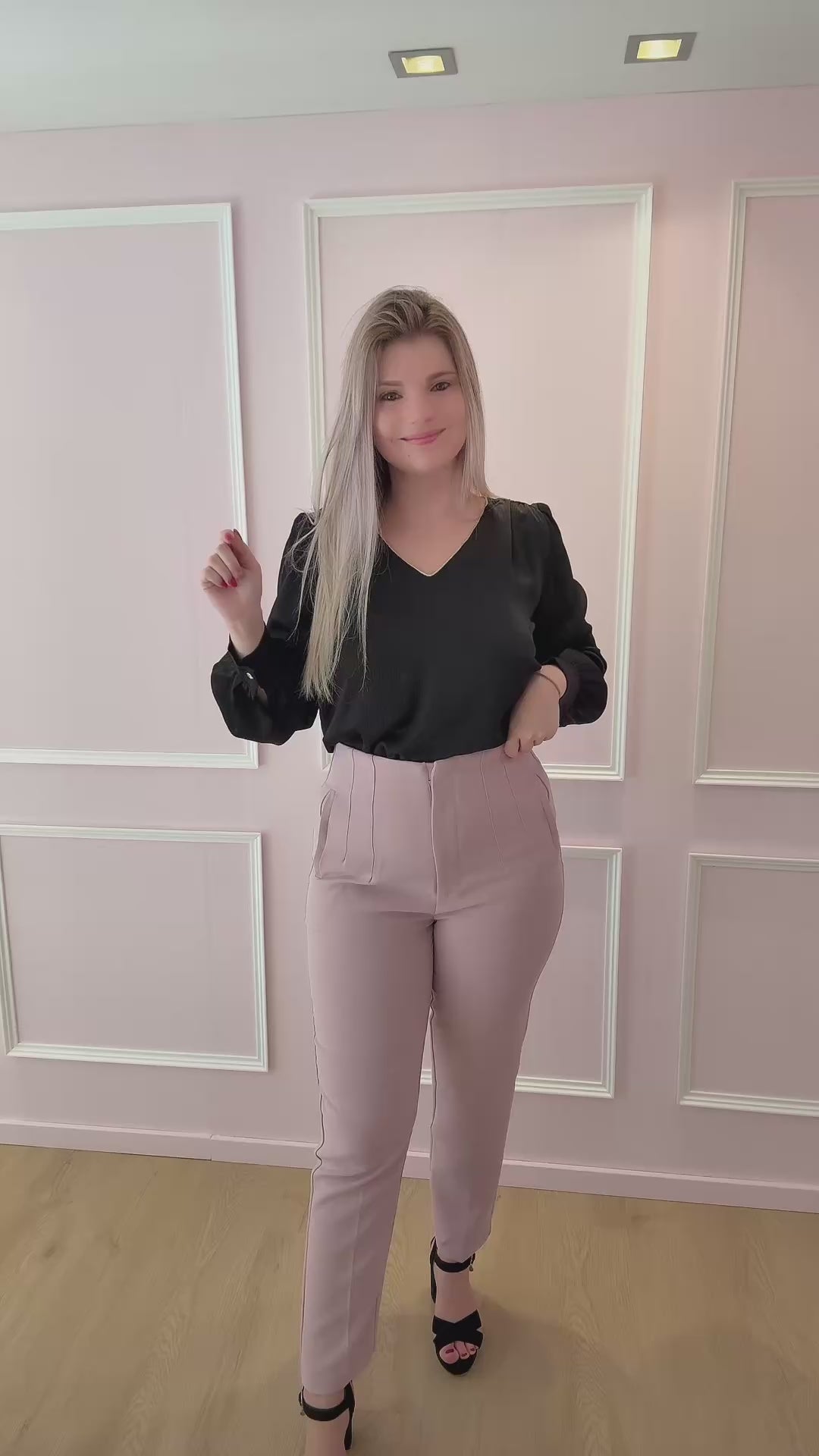 Pink Rosalie Trouser