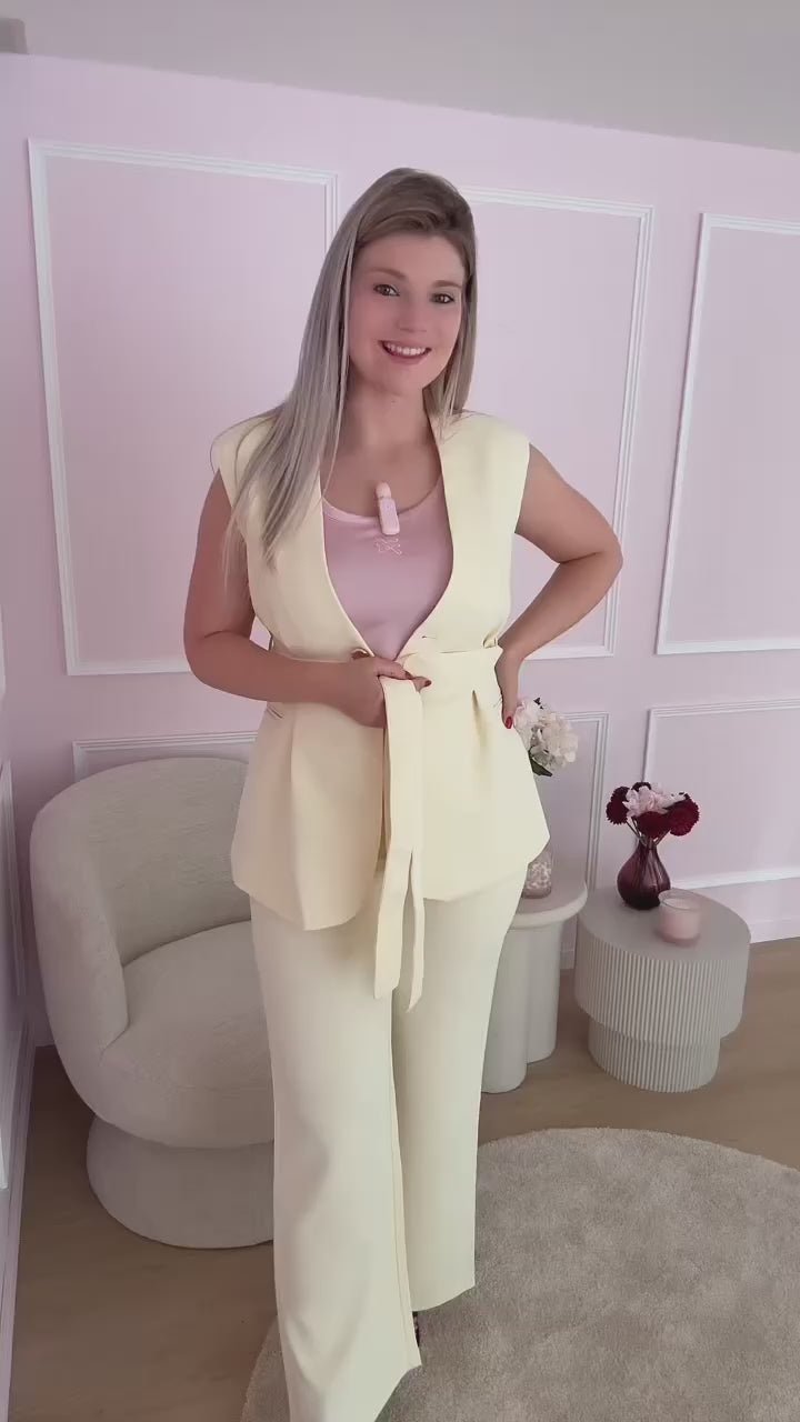 Yellow Evelyn Trouser