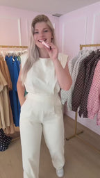 Beige Luna Jumpsuit