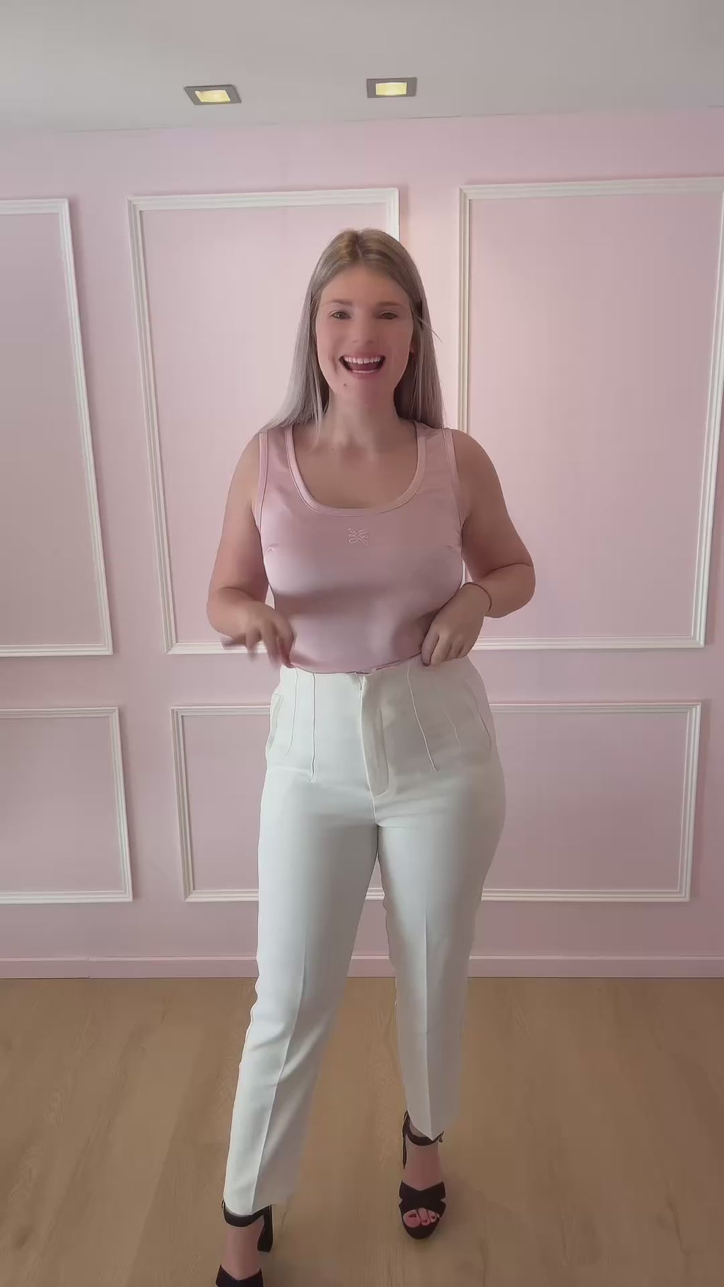 White Rosalie Trouser