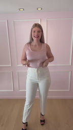 White Rosalie Trouser