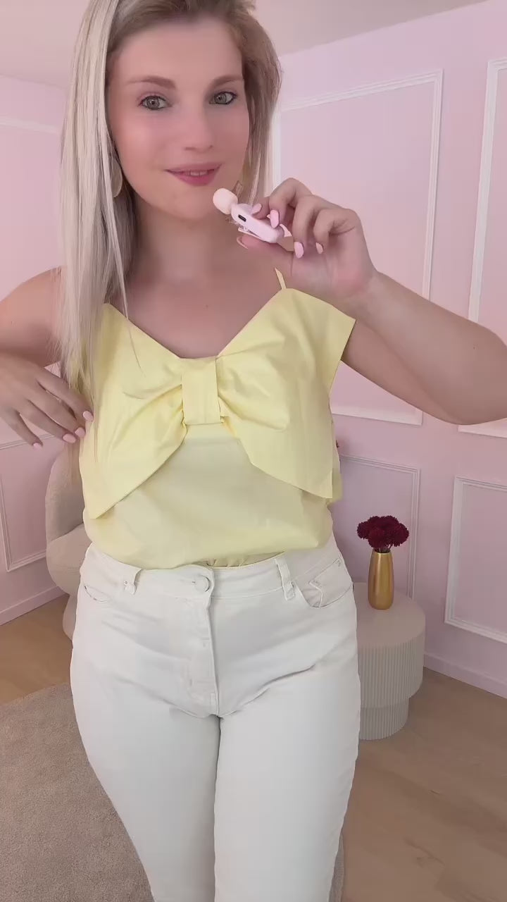 Yellow Bow Top