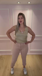 Pink Mom Jeans