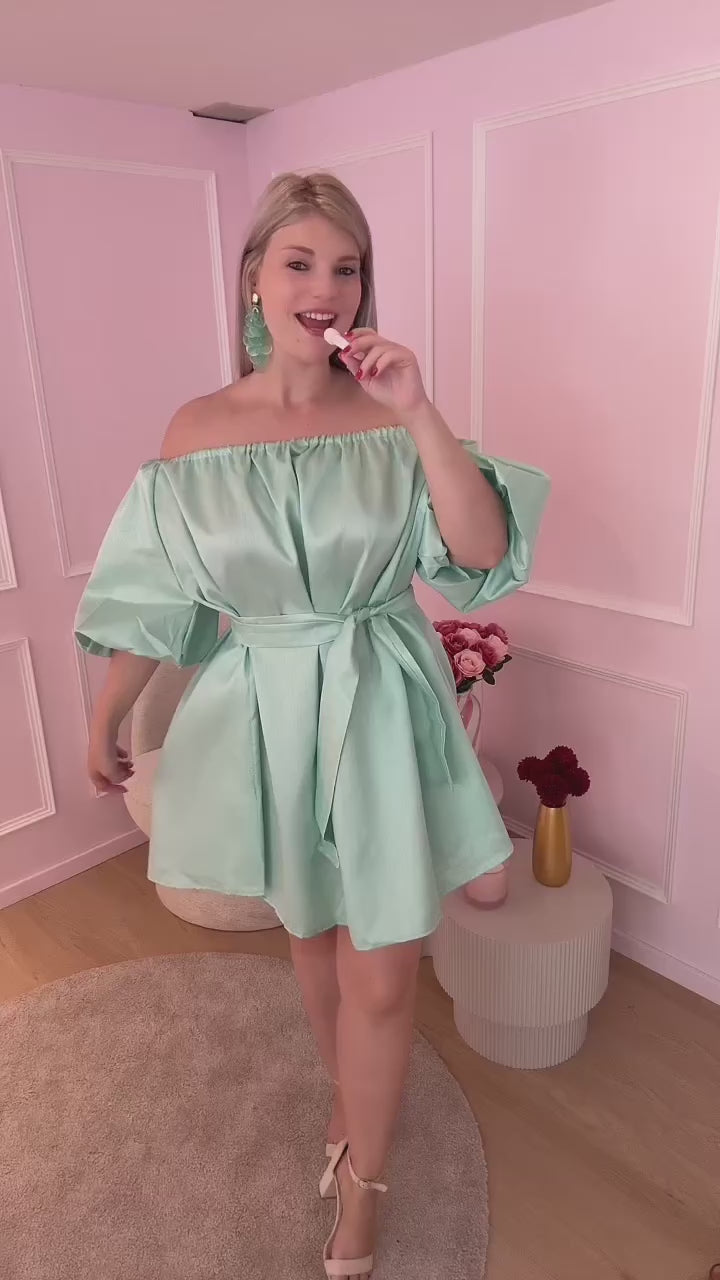 Turquoise Aria Dress